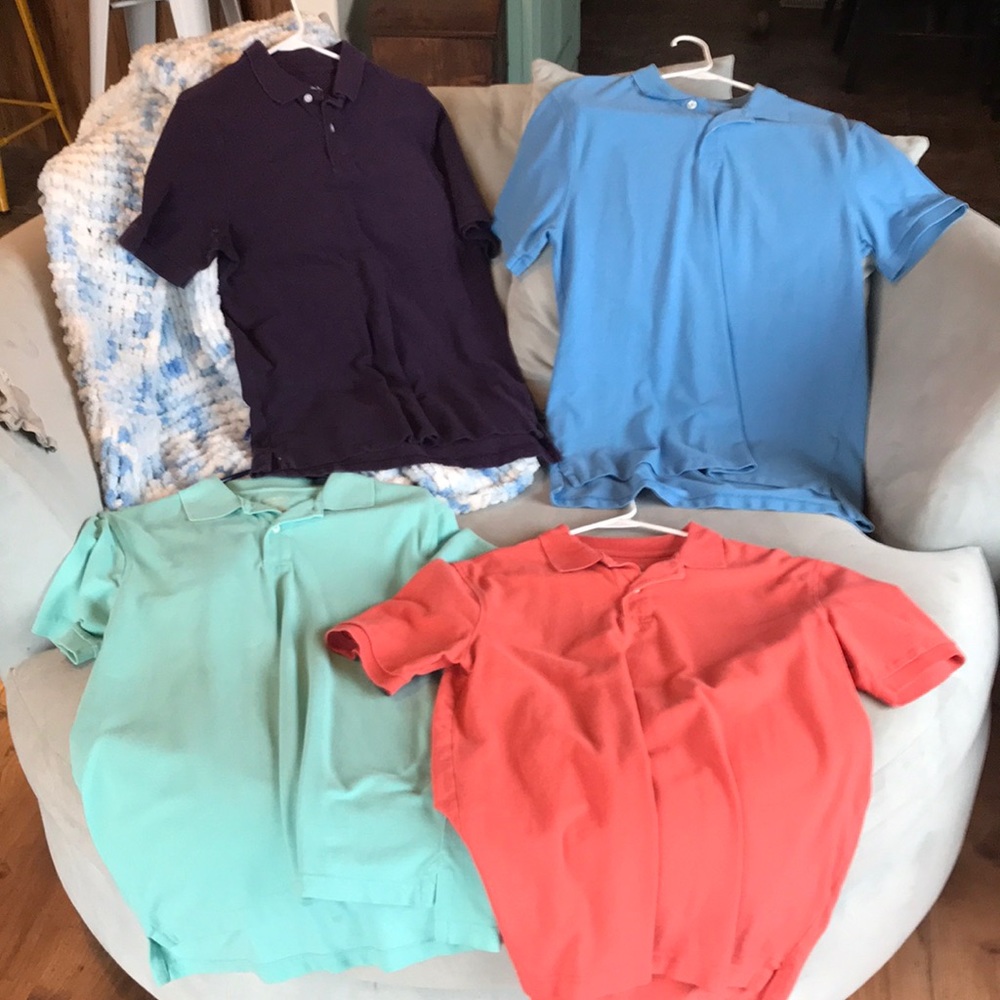 Lot of 4 Merona Polo Shirts